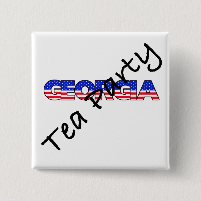 TEA PARTY FOR GEORGIA BUTTON (Front)