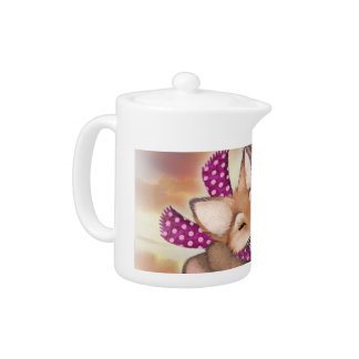 Tea Party & Hugs tea pot - small