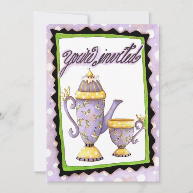 Tea Party - Invitation (Front)