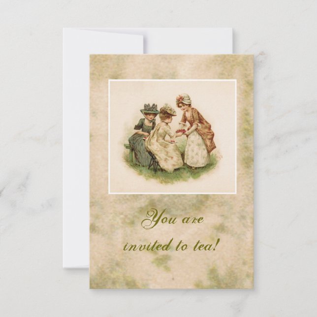Tea Party Invitation (Front)
