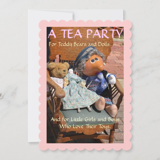 Tea Party - Invitation (Front)