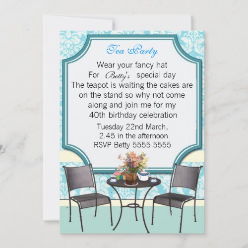 Tea Party Invitation