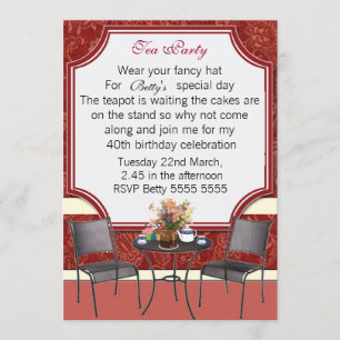 Tea Party Invitation