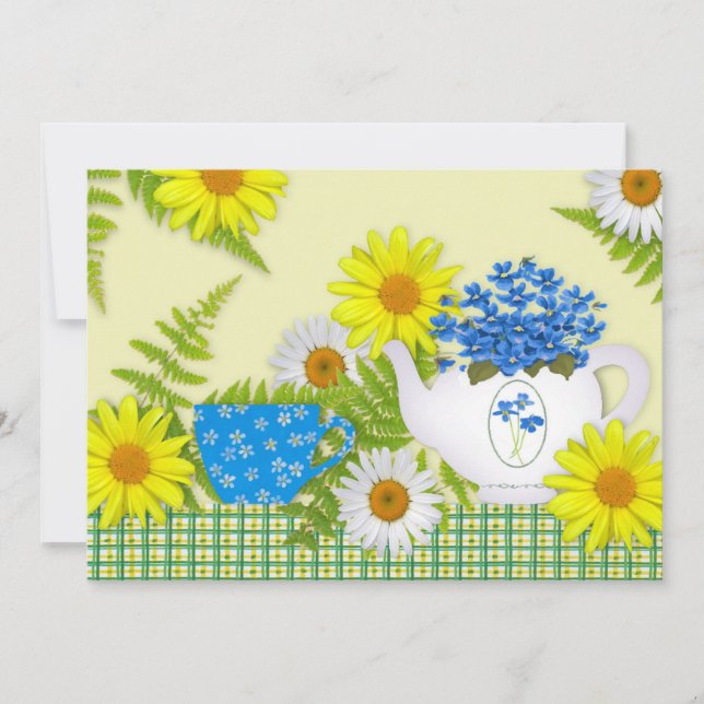 Tea Party Invitation (Front)