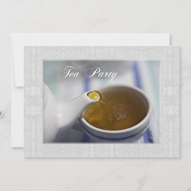 Tea Party  invitation (Front)