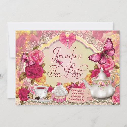 Tea Party Invitations