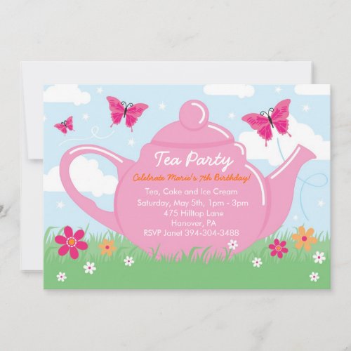 Tea Party Invitations