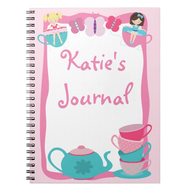 Tea Party Journal - Notebook (Front)