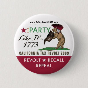 Tea Party Like It's 1773 Button