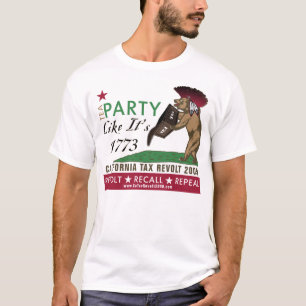 Tea Party Like It's 1773-Repeal New Taxes T-Shirt