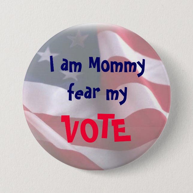 Tea Party Mom 5 Button (Front)