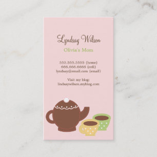 Tea Party Mommy Cards