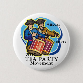 TEA PARTY MOVEMENT PINBACK BUTTON