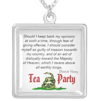 Tea Party Necklace by krndel at Zazzle