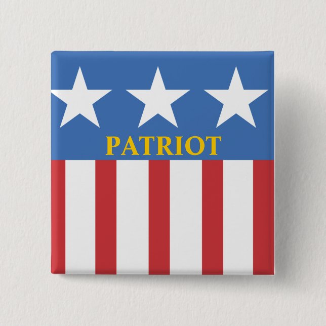 TEA PARTY PATRIOT BUTTON (Front)