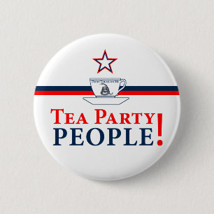 Tea Party People! Button