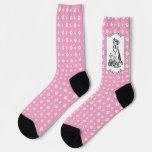 Tea Party Pit Bull (lt brindle white 3) dog cute Socks