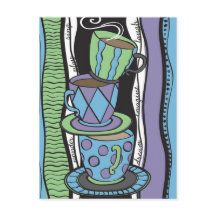 Tea Party Postcard