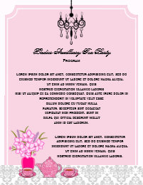 tea party flyers