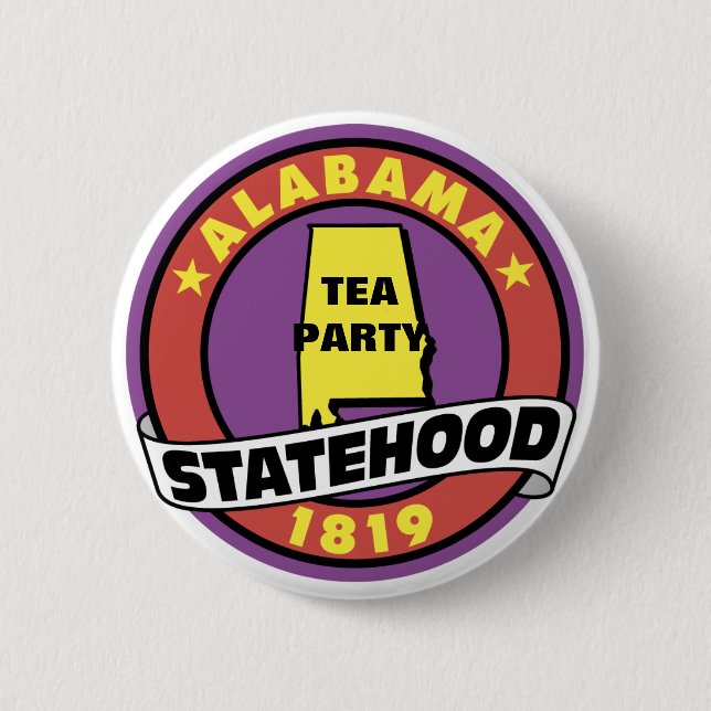 TEA PARTY STATE BUTTON (Front)