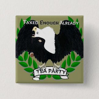 TEA Party Supplies Button