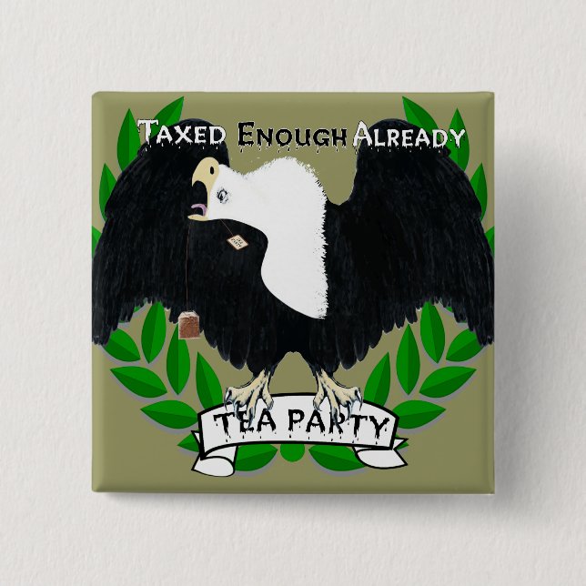 TEA Party Supplies Button (Front)