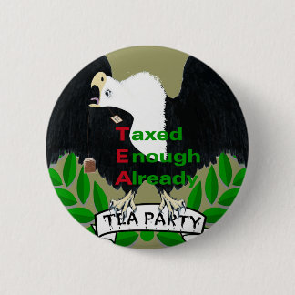 TEA Party Supplies Button