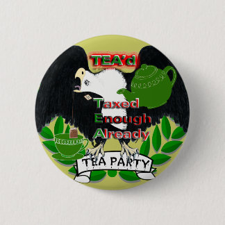 TEA Party Supplies Button