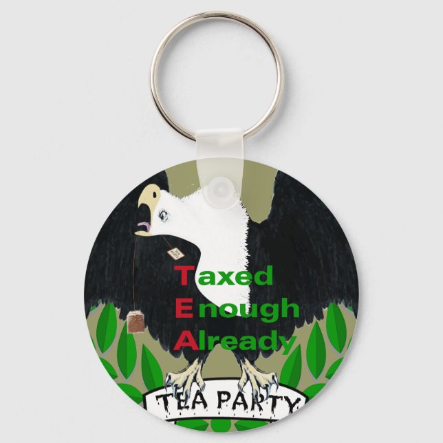 TEA Party Supplies Keychain (Front)