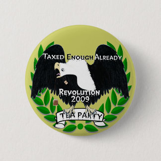 TEA Party Supplies Pinback Button
