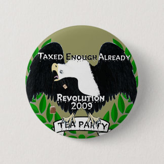 TEA Party Supplies Pinback Button