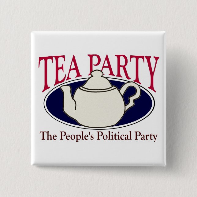 Tea Party Tax Day button (Front)
