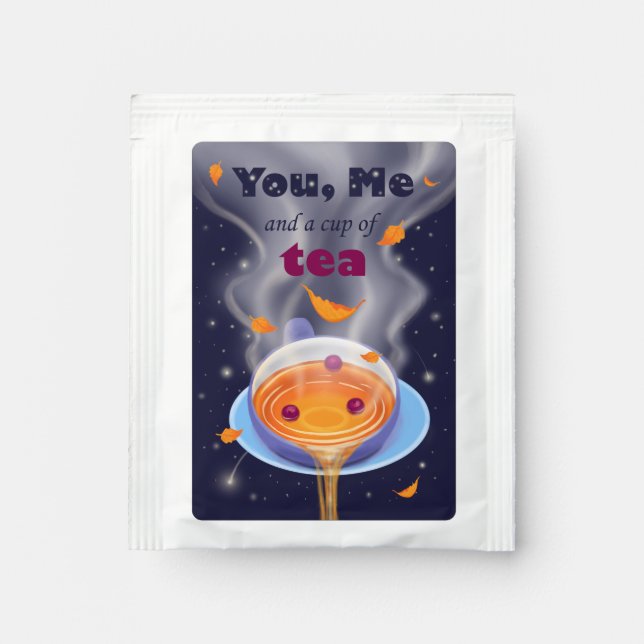 Tea Party Tea Cup Tea Time Bag Drink Mix (Front)