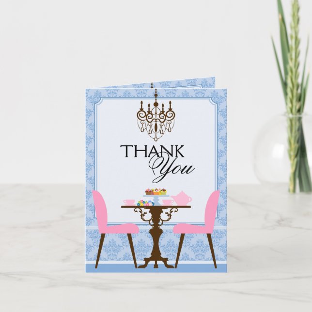 Tea Party Thank You Card (Front)
