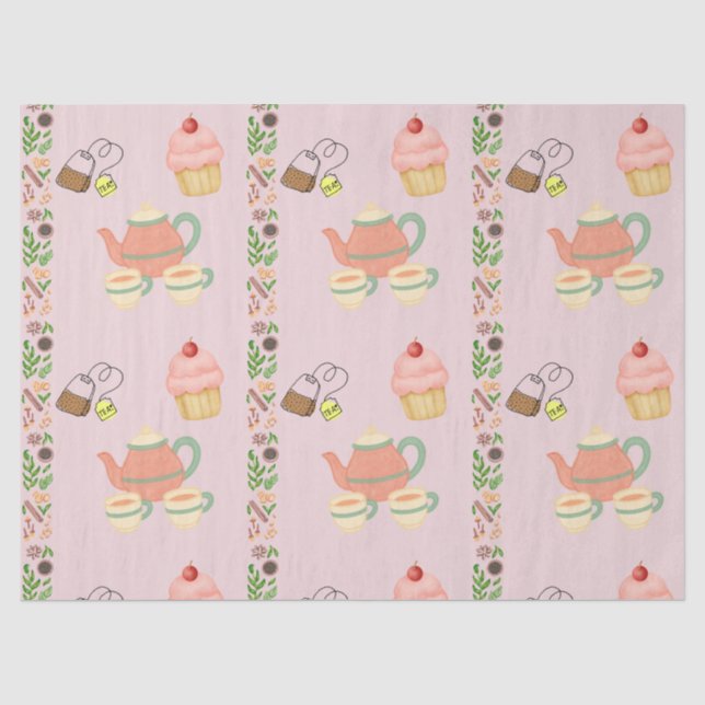 Tea Party Tissue Paper (Front)