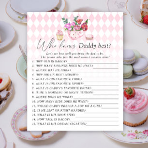 Tea party - Who knows daddy best game