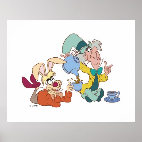 Tea Party with the Mad Hatter Disney Poster