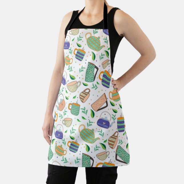 tea pattern apron (Insitu)