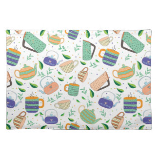 tea pattern cloth placemat