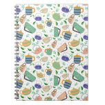 tea pattern notebook