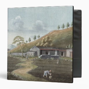 Tea planting (w/c on paper) 3 ring binder