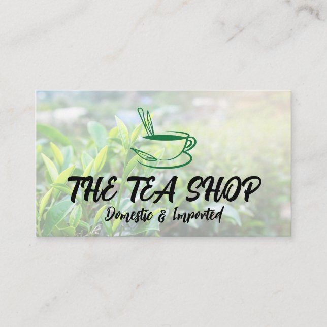 Tea Plants | Cup of Tea Business Card (Front)