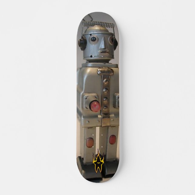 Tea Pot Robot Skateboard Deck (Front)