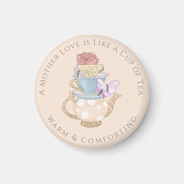 Tea Quotes Tea Party Favors Magnet (Front)