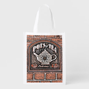 TEA REUSABLE GROCERY BAG