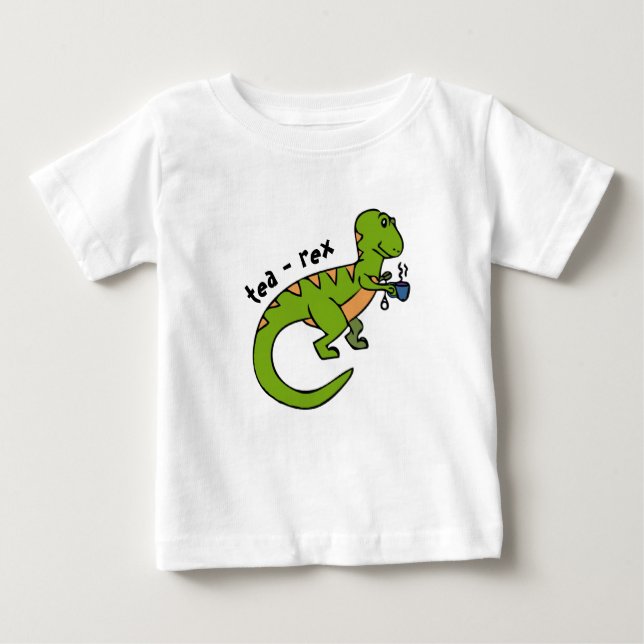 tea-rex baby T-Shirt (Front)