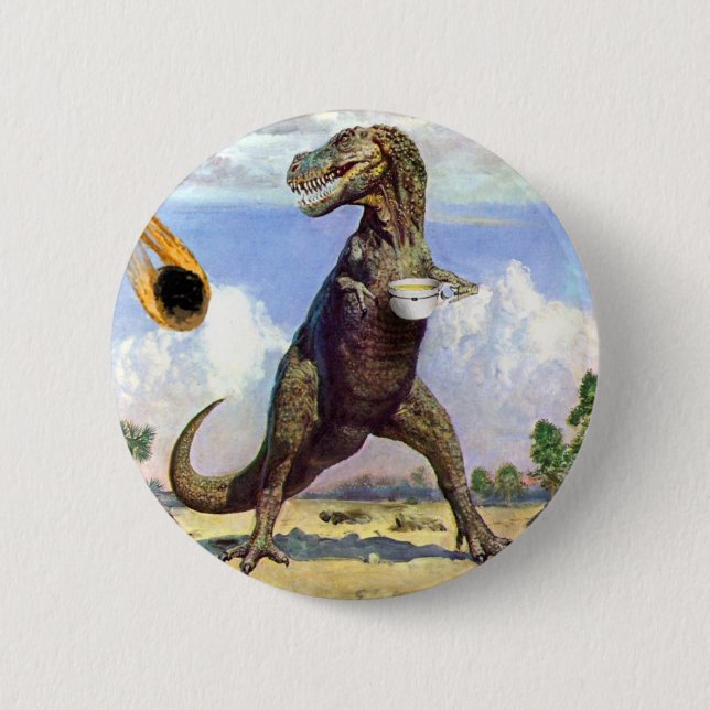 Tea Rex Button (Front)