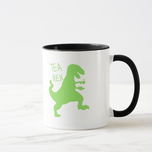 Tea rex _ Choose background color Mug