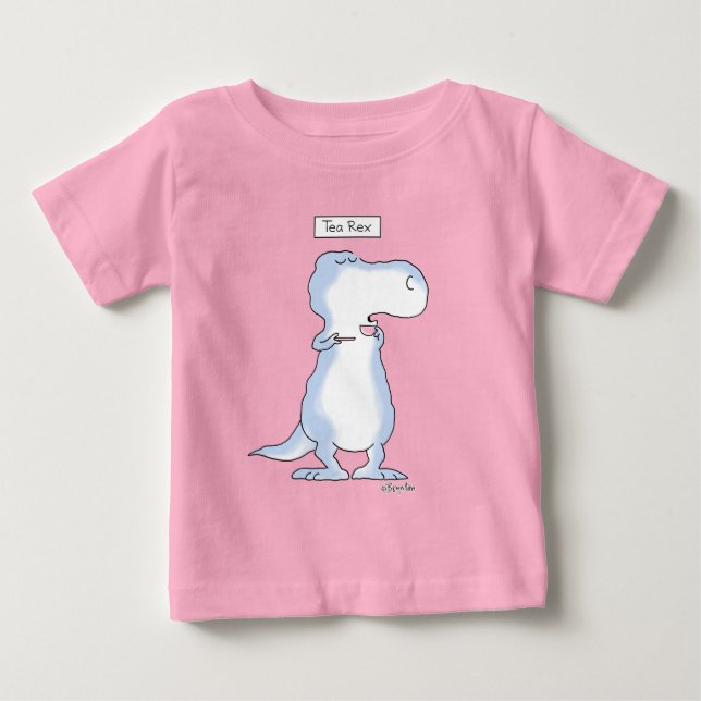 TEA REX dinosaur by Boynton Baby T-Shirt (Front)