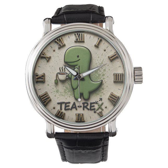 Tea-Rex Dinosaur Watch (Front)
